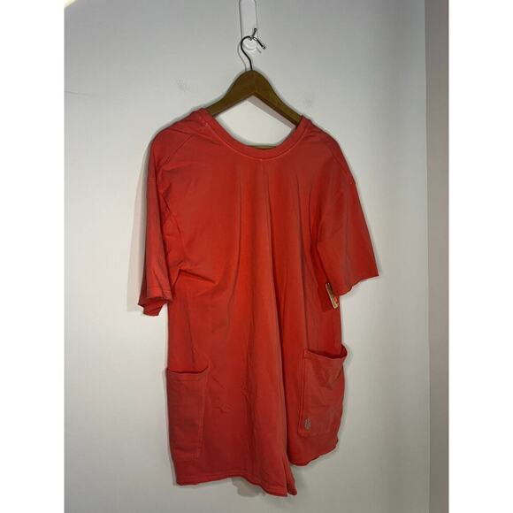 Free People Movement Hot Shot Tee Romper in Winterberry New Size Small - Picture 5 of 7